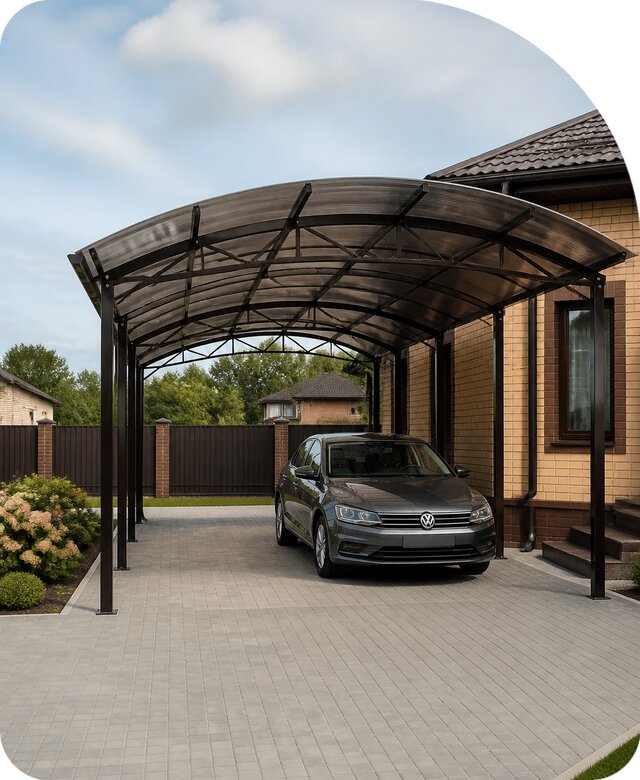 Навес для машины в Минеральных Воде цена от 191623 р. | РадиДОМА-Мнр